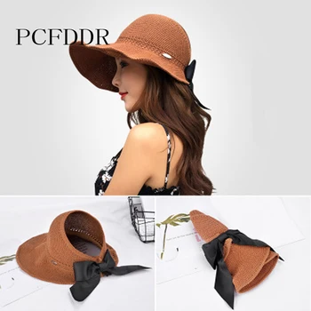 

PCFDDR Beach Sunscreen Sunshade Cap Summer Ultraviolet-proof Skytop Sunhat.