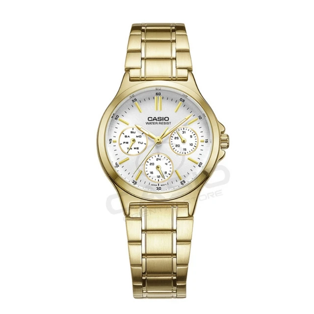 Casio gold watch waterproof quartz watch ladies watch fashion casual watch LTP-V300G Luxury Brand Free Shipping relogio clock