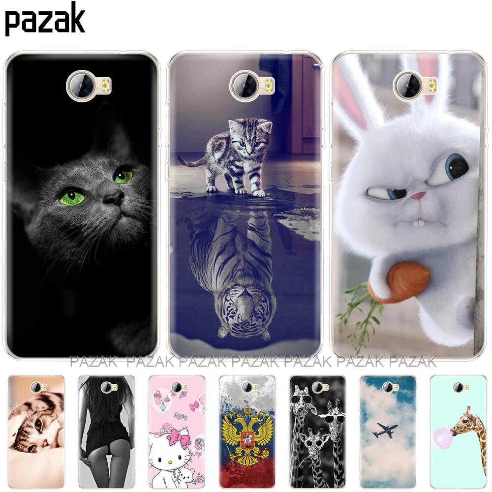 

Silicone phone Case For Huawei Y5 II Y5 2 / Y6 II Compact / Russia Honor 5A LYO-L21 cases Coque etui bumper 360 full protective