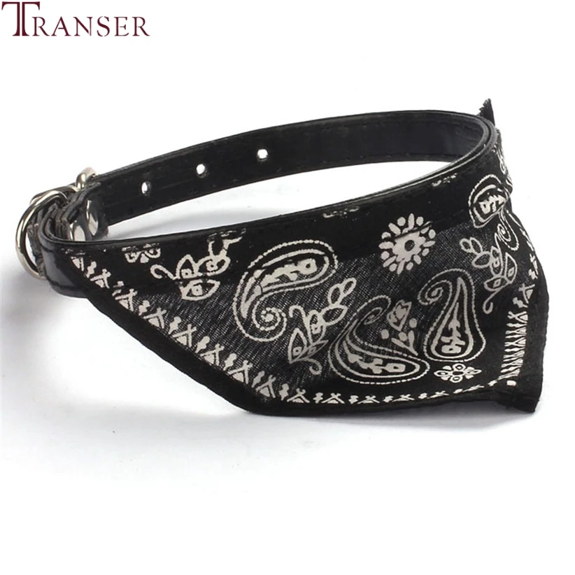 black bandana dog collar