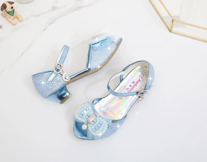 Pearl Rhinestone Princess shoes-30