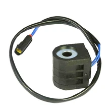 24 v Bobina Da Válvula Solenóide para Escavadeira Daewoo DH220-5 DH220-7 Rotary PGR, (H: 52mm, diâmetro: 13mm)