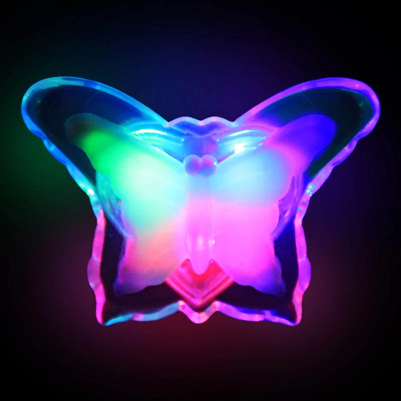 

5pcs Creative LED Night Light Butterfly Shape Night Lamp Romantic Socket Light Energy Saving Night Light Room Decoration Lamp
