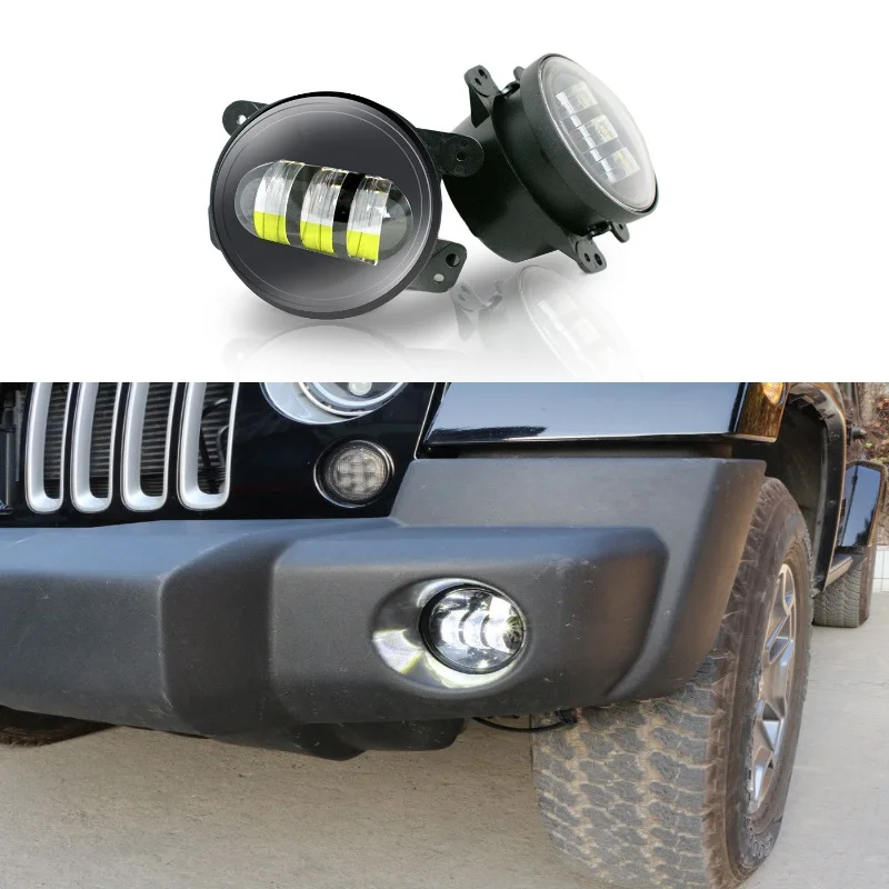 Пара 30 Вт 4 ”светодиодный противотуманный фонарь светодиодный фары ближнего света для 2011 2012 Jeep Grand Cherokee 2005-2010 Chrysler 300