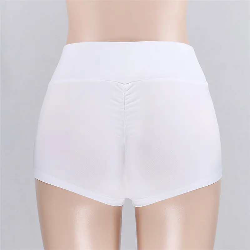 Sports Shorts for Women Summer Bandage Bow Shorts Elastic Waist Grey Rose Red Low Waist Leggings for Fitness Short Sport Femme (25)