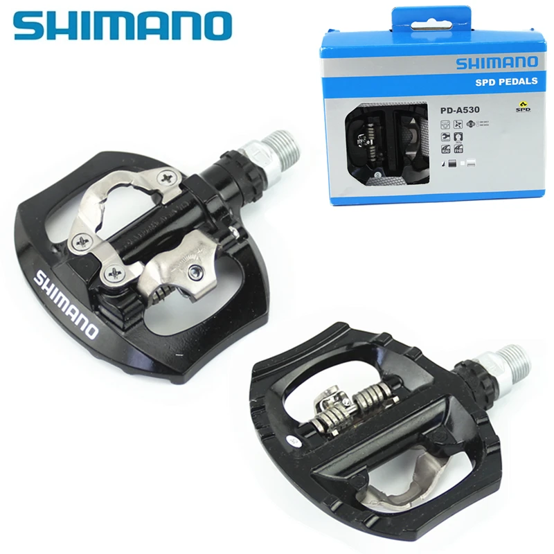 Shimano A530 SPD алюминиевые педали PD-A530 педали SPD дорожный велосипед туристические педали с SPD бутсы