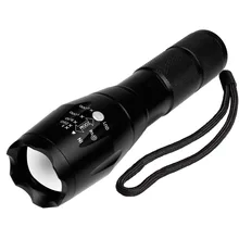 Bright XML T6 LED Tactical Flashlight Portable Waterproof Torch with Adjustable Focus and 5 Modes for Camping Hiking etc