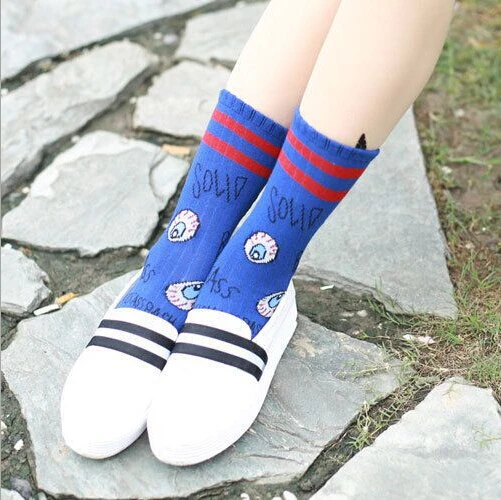 Fashion Unisex Cool Words Justice Cotton Socks Skateboard Socks Sports Socks cx