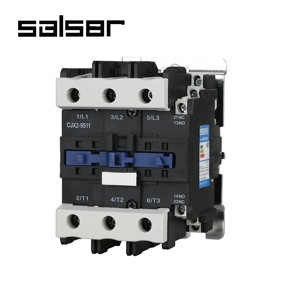 

95A 3P Silver contact CJX2-9511 AC Contactor 1NO 1NC 220V 380V 110V 36V 24V 12V LC1-D