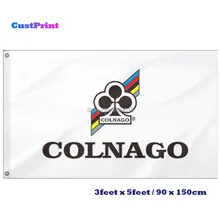 CustPrint 3x5 футов Италия Colnago флаг для велосипеда полиэстер баннер с 2 Люверсами