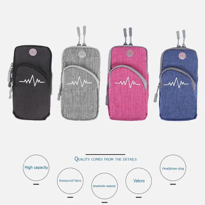 الرياضة تشغيل الشارة حقيبة حالة ل حجم 4 ''4.5'' 4.7 ''5'' 5.5 ''6'' بوصة الهاتف ل iphone هواوي سامسونج Xiaomi الهاتف على اليد