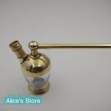 Мини Кальян воды сигарета для курительной трубки держатель Латунь сигарет фильтр Narguile с розничный пакет ST118