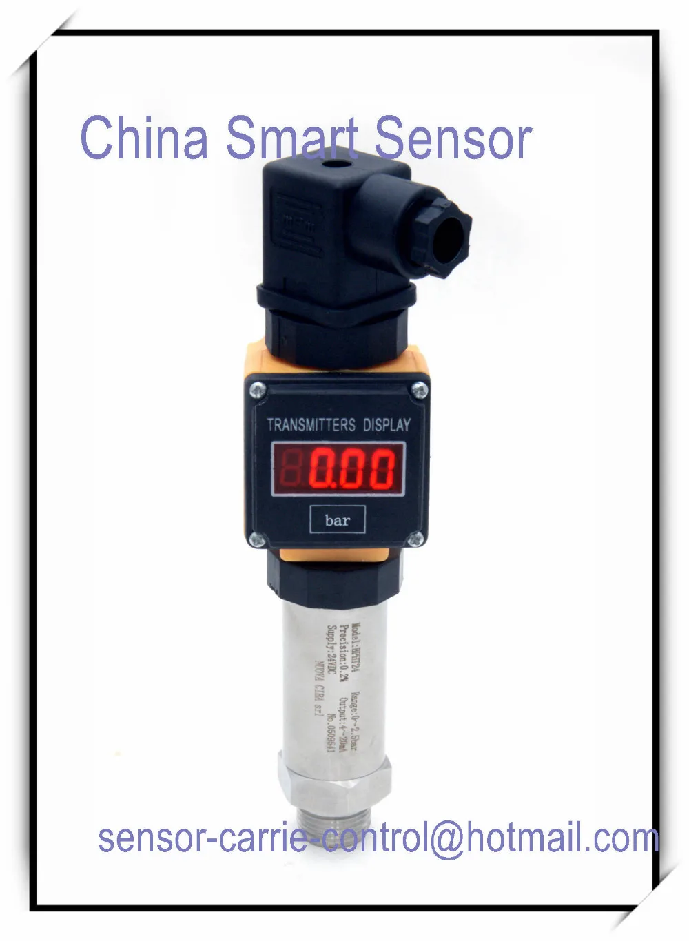 

Hirschmann Thread Pressure Transducer With Display 25 bar Range 4 20mA Output Can Produce BASED ON YOUR APPLICATION DATA