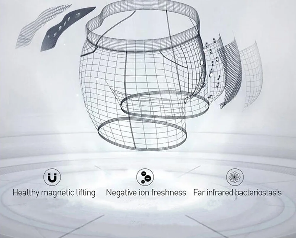 3 шт./упаковка, Новое мужское нижнее белье, сексуальные мужские трусы-боксеры, нижнее белье для здоровья, магнитная терапия, дышащие трусы