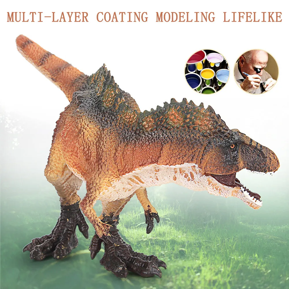 Динозавр модель игрушки многоцветные Развивающие для детей высокая Spinosaurus