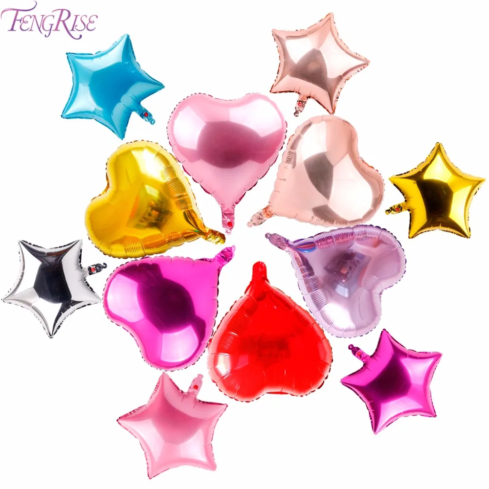 

FENGRISE 5pcs 18in Star Shaped Foil Balloon Gold Wedding Balloons Wedding Decor Party Balloons Birthday Gift Kids Toys Supplies