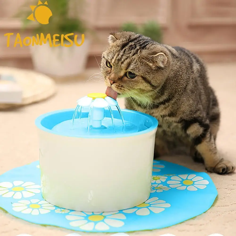 US/UK/EU/JP plug кошка собака цветок очиститель воды автоматический циркуляции воды диспенсер питьевой для домашние животные питатели бутылка