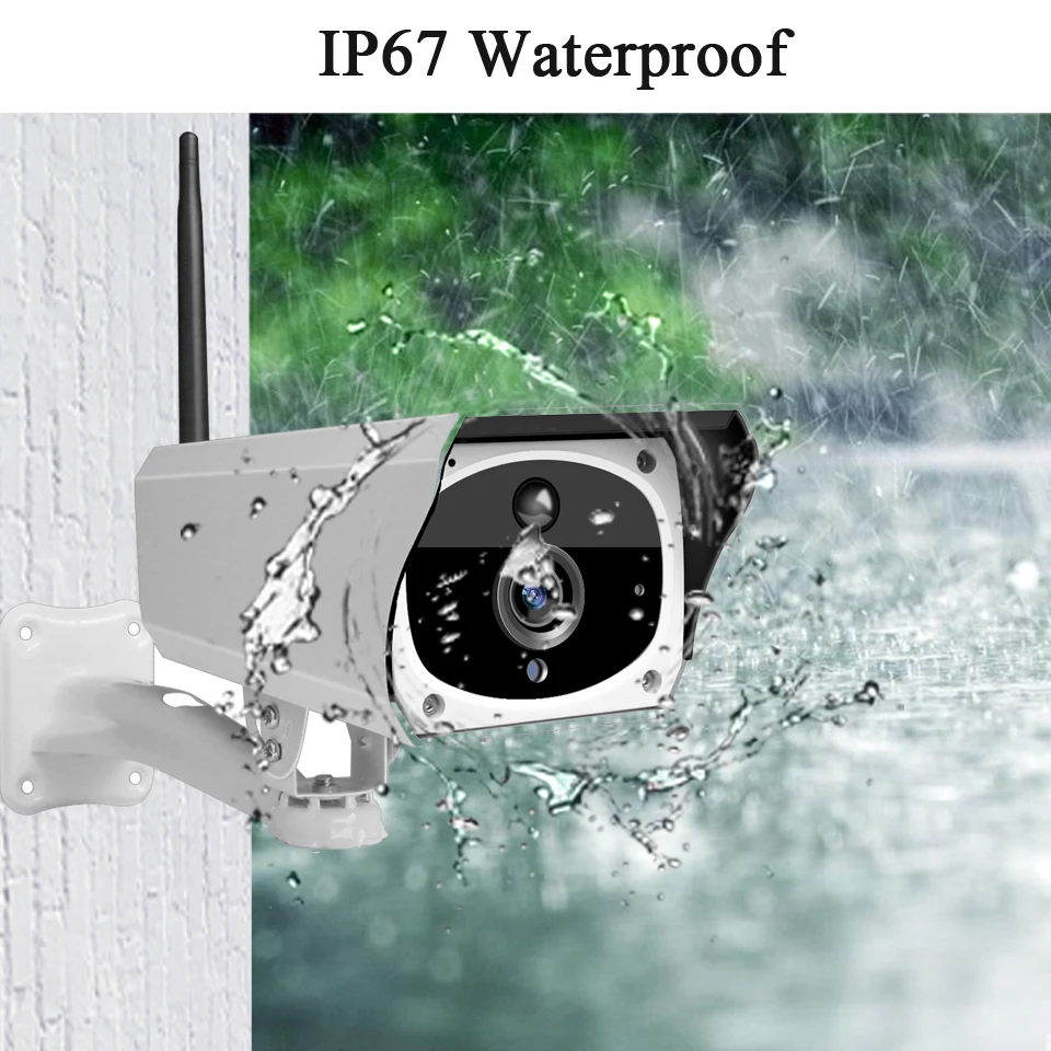 Hamrotte Солнечная Wifi камера HD1080P наружная беспроводная ip на солнечной батарейке Buit in