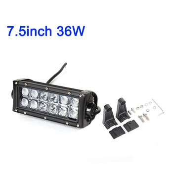 

ECAHAYAKU 7.5" 13.5" 36W 72W 2-Row LED driving Light Bar Offroad Combo Led Work Light Bar 12v 24v Truck SUV ATV 4WD 4x4 Led Bar