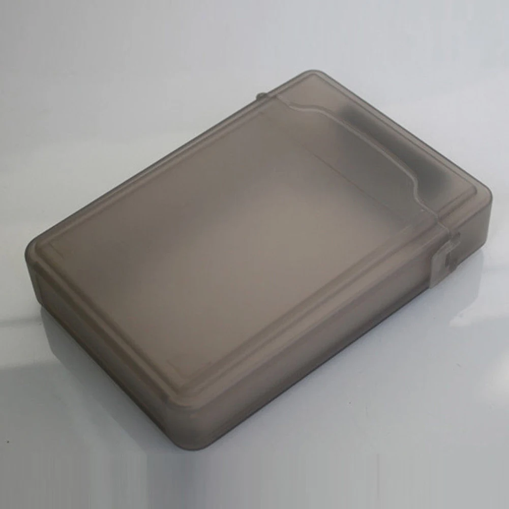 Новинка 3,5 дюймов Пылезащитная коробка для SATA IDE HDD жесткий диск чехол для хранения - Цвет: Gray