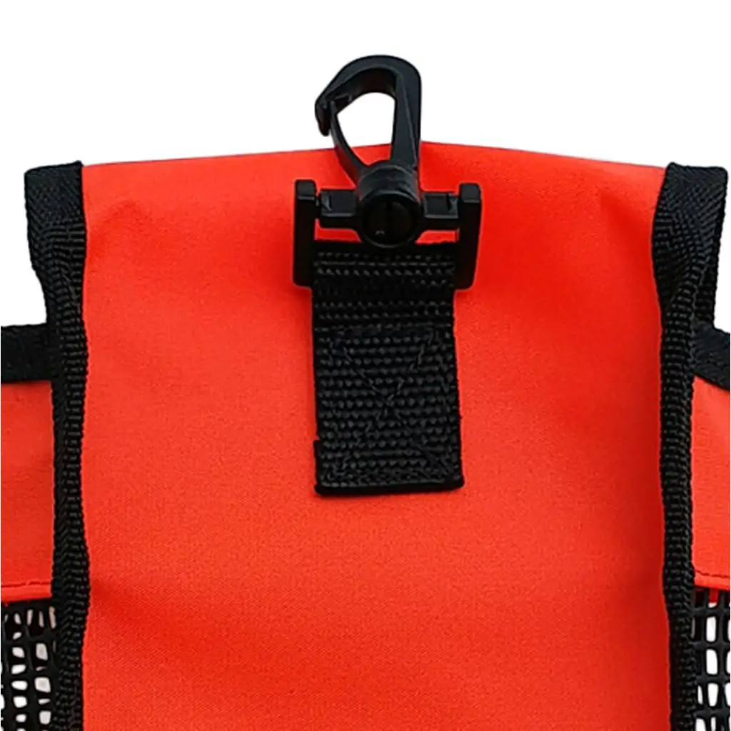 Ultralight Compact Mesh Gear Bag Pouch & Clip for Scuba Diving Reel SMB Equipment Scuba Diving Snorkeling Swimming
