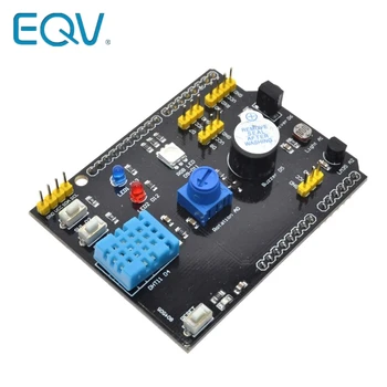 

Multifunction Expansion Board DHT11 LM35 Temperature Humidity For Arduino UNO RGB LED IR Receiver Buzzer sensor