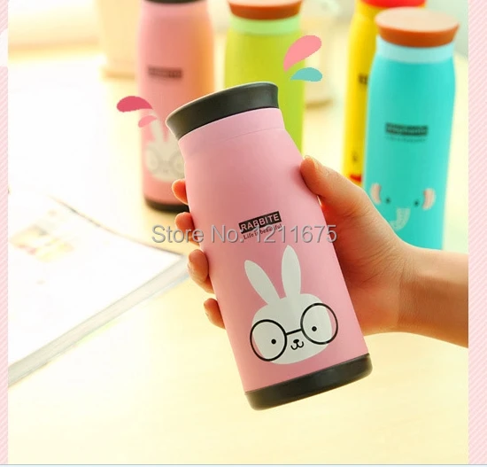 500ML New Lovely Cartoon Belly Cup Creative Stainless Steel Vacuum 6 Designs Size L | Дом и сад