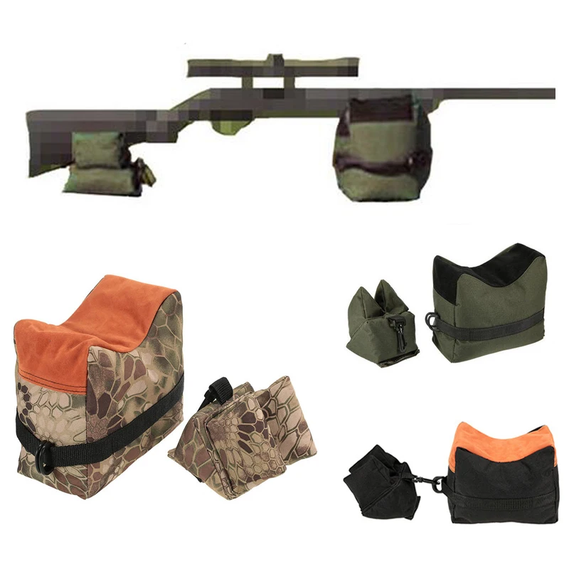 

Front & Rear Bag Rifle Support Sandbag Without Sand Sniper Shooting Hunting Target Stand Bench Gun Accessories