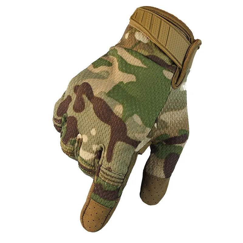 Сенсорный экран Мультикам камуфляжные тактические перчатки армейские военные страйкбол Открытый скалолазание стрельба Пейнтбол полный палец перчатки - Цвет: Camouflage3