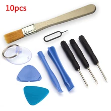 Etmakit Лидер продаж 10 в 1 Spudger Pry Экран инструмент для вскрытия инструментов для ремонта мобильных телефонов Набор Комплект отвёрток для iPhone для samsung