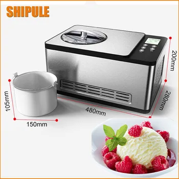 

Ice Cream Maker 1.5L/150W Home Full Automatic Soft Hard Ice Cream Machine Electric Ice Cream Dessert Maker