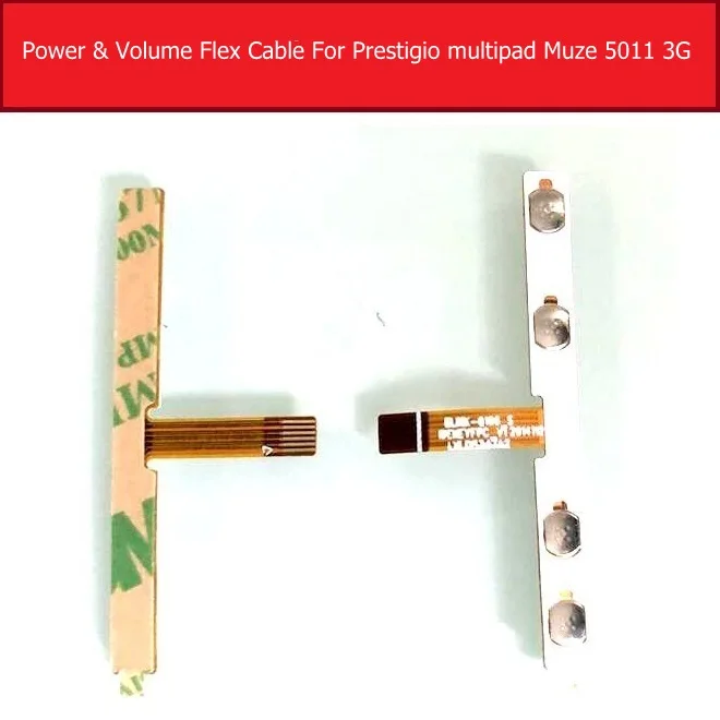 

Original Power & Volume Flex Cable For Prestigio multipad Muze 5011 3G side key Switch button Flex Cable replacement repair