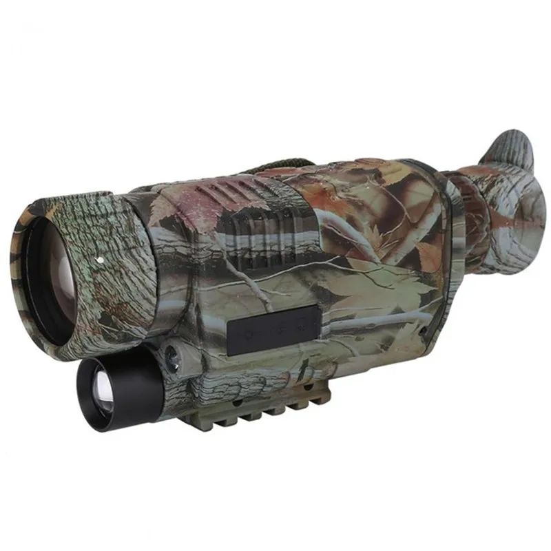 Digital HD 200M  Night Vision Hunting Monocular Camouflage Wild Viewing Hunting Infrared Monocular Outdoor Hunting Telescope 