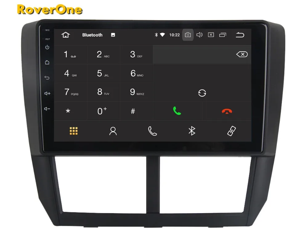 Perfect RoverOne Car Radio GPS For Subaru Forester Impreza 2008 - 2012 Android 9.0 Octa Core Touchscreen Multimedia Player Head Unit 8