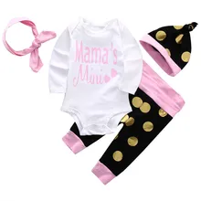 Прекрасный для новорожденных Обувь для девочек ползунки+ Брюки для девочек комбинезон одежда из хлопка наряды Одежда для малышей