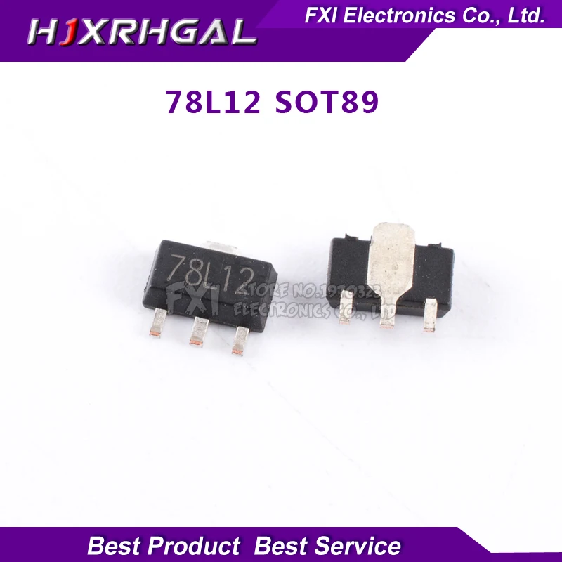 50PCS 78L12 SOT 89 SMD 12V three terminal regulator-in Integrated ...