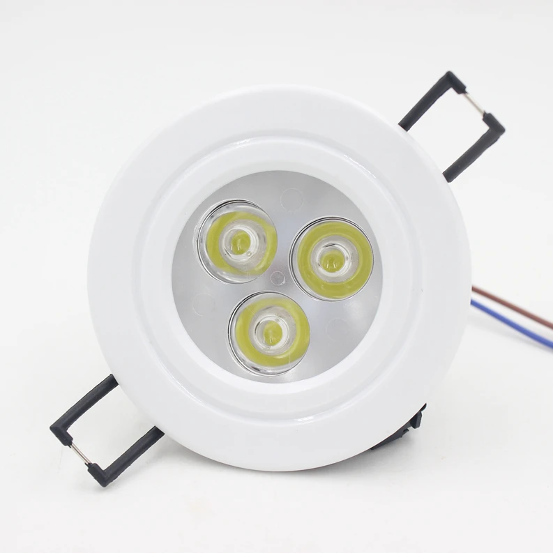 

Wholesale 3W Ceiling downlight Epistar LED ceiling lamp Recessed Spot light AC85-265V for home illumination Free shipping