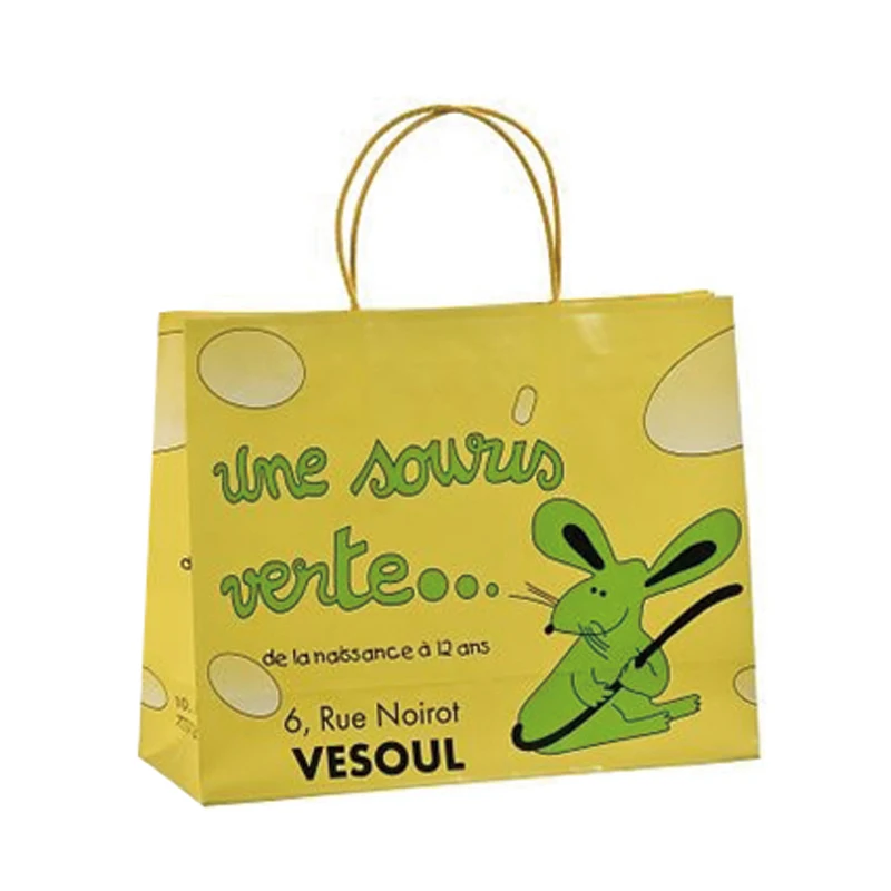 Twisted Handle Recycled Kraft Paper Bags