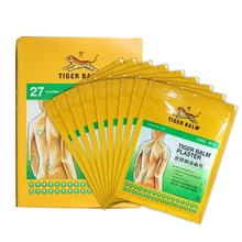 1 коробка/27 штукатурки оригинальные тигровый бальзам патч Cool лечебные боли в спине и боль в мышцах Семья Эфирное штукатурка