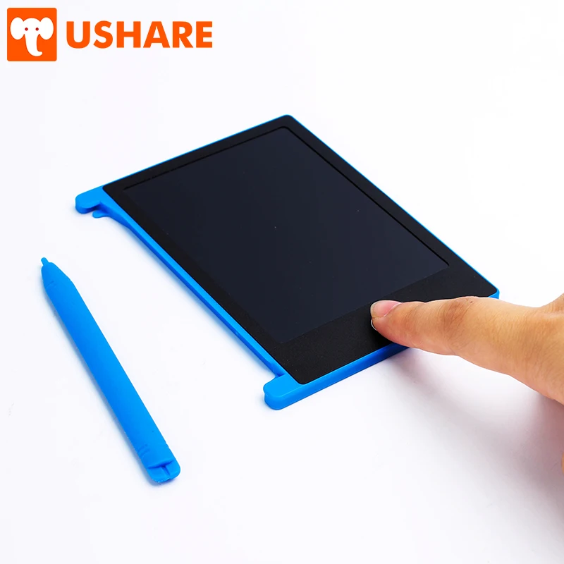 USHARE Mini Digital Writing Pads Fashionable Electronic Smart Drawing Boards 4.4 Inch Vivid