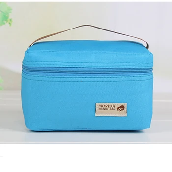 

Practical Small Portable Ice Bags 4 Color Nylon Cooler Bag Thermos Lunch box Picnic Packet Bento Box Food Thermal Bag