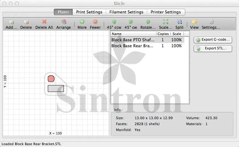 [SINTRON] Высокая точность DIY 3d принтер Полный комплект для Reprap Prusa i3, MK3 heatкровать, lcd 2004, MK8 экструдер