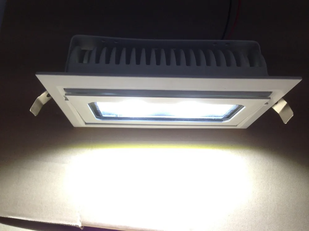 2 шт./партия, 40 Вт SMD Поворотный Светильник, матовый светодиодный прямоугольный SMD регулируемый угол потока, лампа для ванной комнаты, домашняя лампа+ светодиодный драйвер