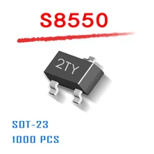 Power Supply S8550 2TY sot23 1000pcs/lot PNP -0.5A -25V