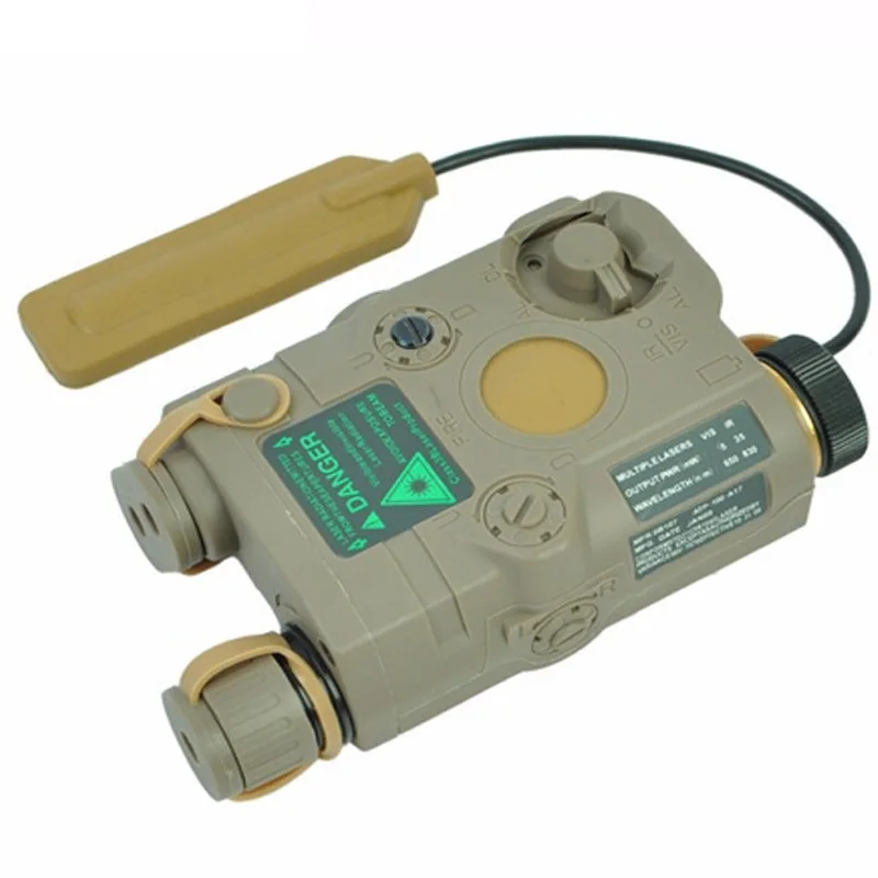 

An/Peq-15 Green Dot With White Led Flashlight Torch Ir Illuminator For Hunting Outdoor