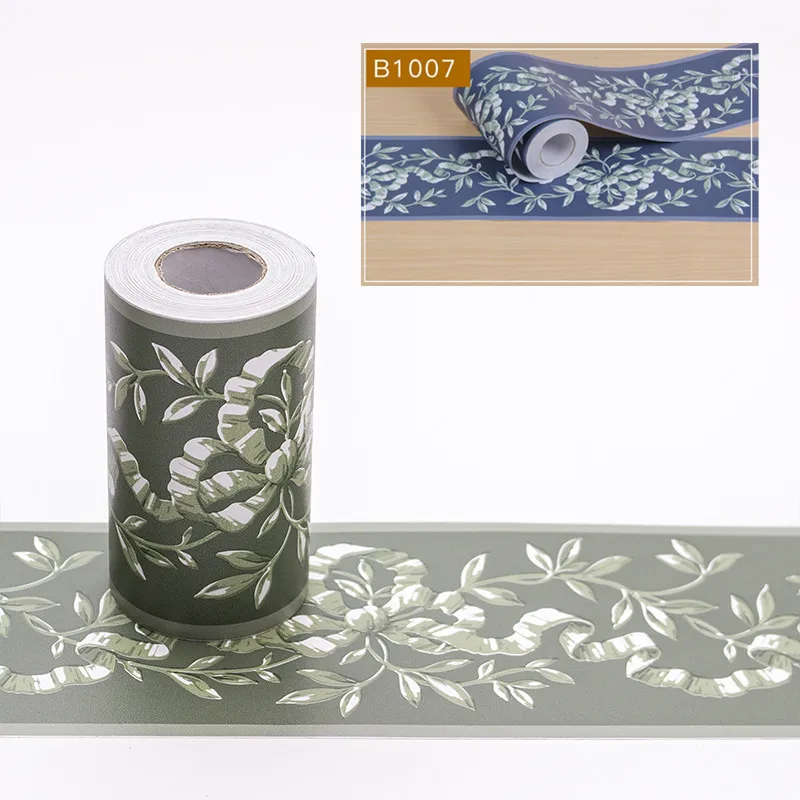 

10M Self adhesive Wallpaper PVC Waterproof Stone border Waist Line Bathroom Toilet Kitchen Decorative Wall Sticker Home Decor