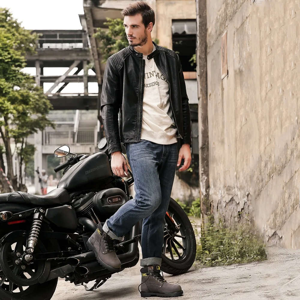 Günstige KAMEL männer Schuhe Qualität Werkzeug Stiefel Aus Echtem Leder Armee Männlichen Taktische Militärische Botas Rubber Kühle Arbeit Schuhe Mann Größe 41 46