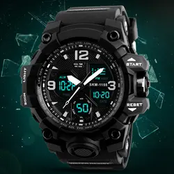 Модные мужские Дайвинг военные спортивные наручные часы водостойкие аналоговые цифровые кварцевые часы