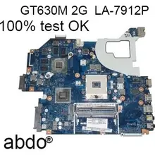 Q5WVH LA-7912P для ACER V3-571 E1-571 V3-531G E1-531G Тетрадь материнская плата PGA989 HM77 GT640M GT630M 2G DDR3 Тесты работы