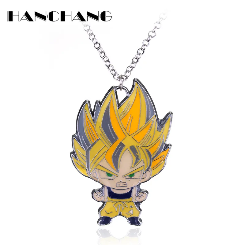 HANCHANG Accessories Anime Jewelry Dragon Ball Z Son Goku Figure